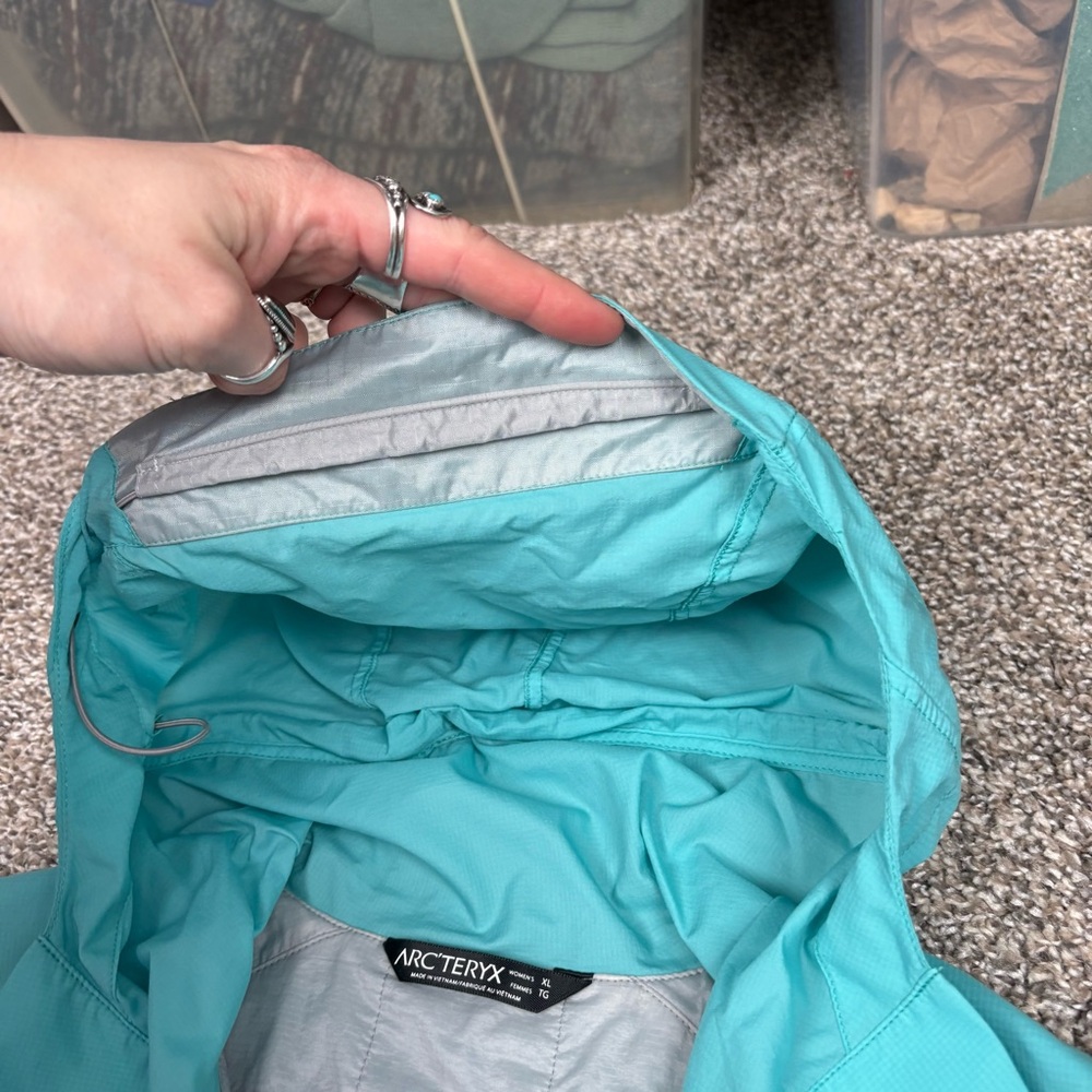 Arc'teryx Atom SL Hoody Full Zip Womens Jacket Blue Size XL - Picture 8 of 15